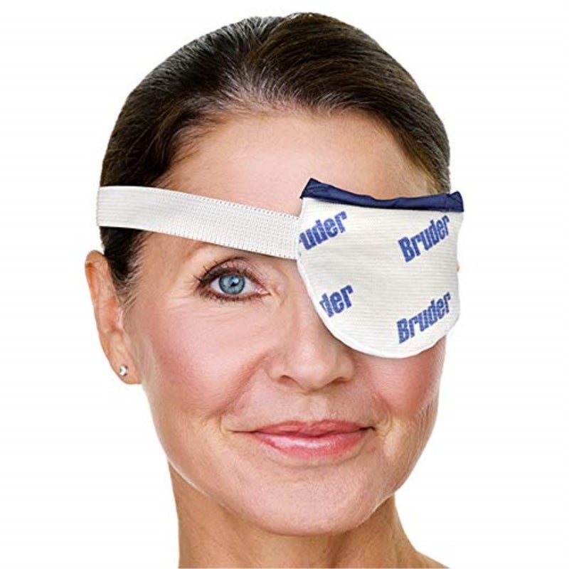 Bruder Moist Heat Eye Compress | Single Eye | Microwave Activated | Fast Acting and Effective Relief for Styes and Other Eye Irritation - Image 1