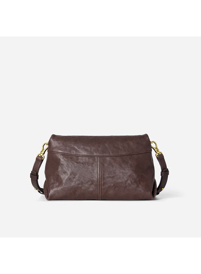 Hr Handbag, Women's Large Capacity Commuter Shoulder Bag, Vegetable Tanned Top-grain Leather Underarm Bag, Birthday Gift - Image 5
