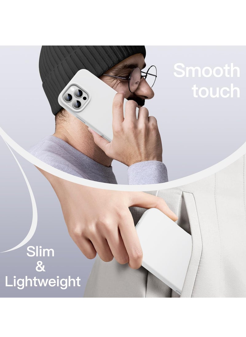 BORTONY iPhone 16 Pro Max Case Cover Silky Soft Liquid Silicone iPhone 16 Pro Max Cover inside Microfiber Lining  Anti-Scratch Shockproof Protective Cover For Apple iPhone 16 Pro Max  - Image 4