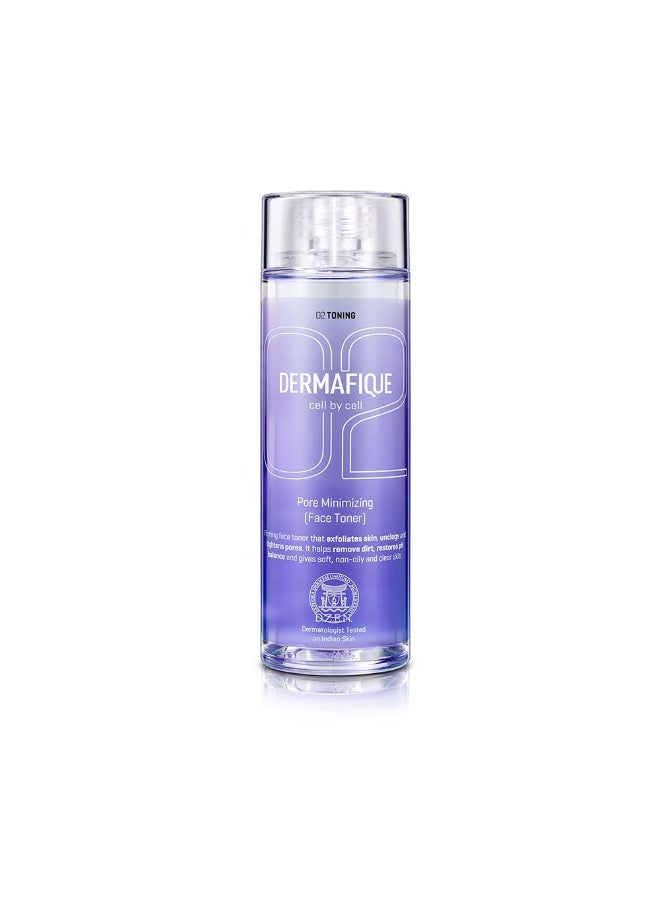 Dermafique Pore Minimizing Face Toner – 150ml, Toner for Oily Skin, Enriched with Glycolic Acid and Niacinamide, Skin Toner that Tighten Pores & Exfoliates Skin | Dermatologist Tested - Image 1