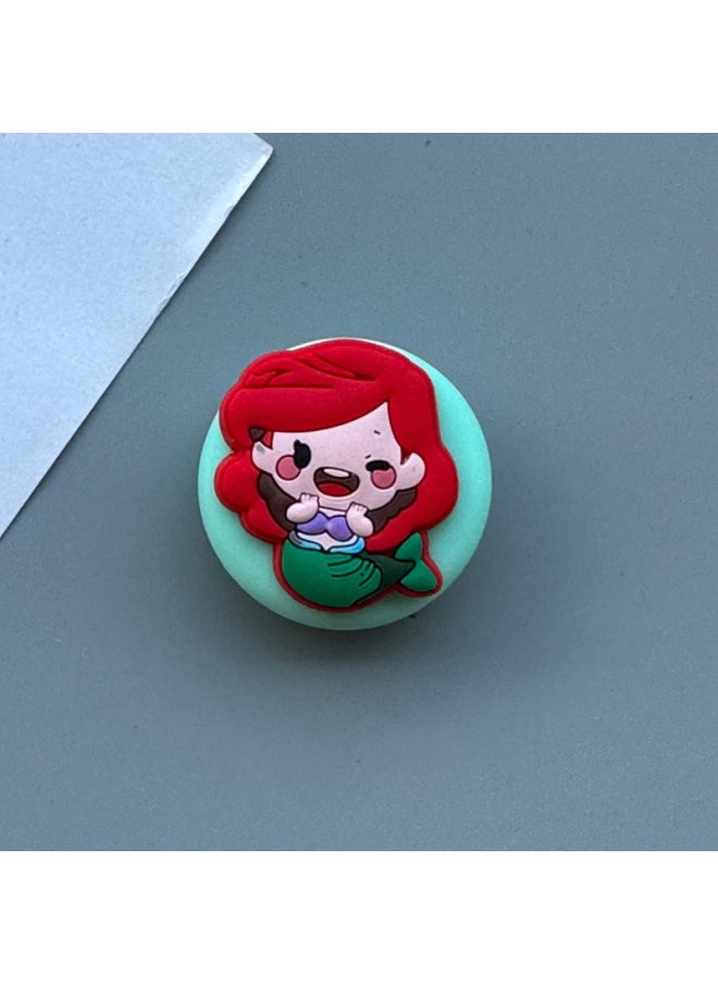 Generic - Suitable For Apple Airtag Protective Case Cartoon Silicone Positioning Pin Tracker Portable Anti-Planet Lost Protective Case-Color:81-Applicable Models:Apple Airtag - Image 1