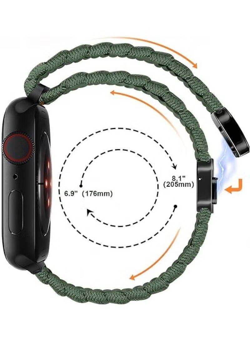 Anna Breathable Woven Magnetic Strap for iPhone Watch S9/S8/S7/S6/S5 - Image 5