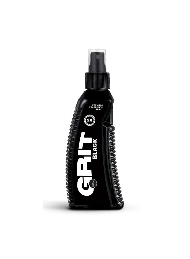 GRIT Men Premium Fragrance Body Spray Black 200 ml - Image 1