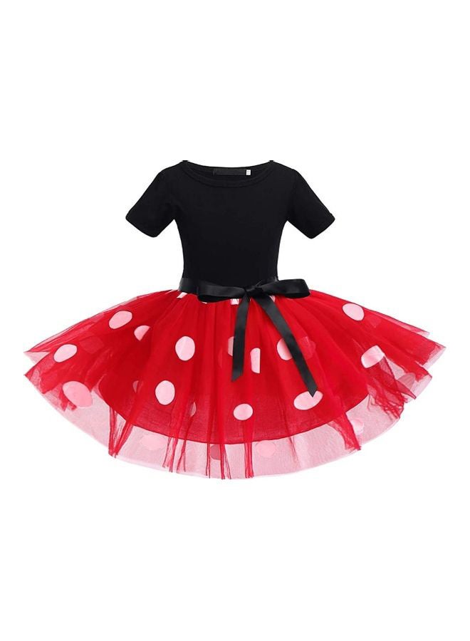 NIBEMINENT High-Quality Princess Party Comfortable Costume Dress with Hairband for Girls 100cm - Image 2