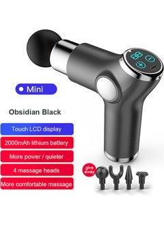 Generic USB Charge Mini Electric Fascia Muscle Massage Gun With LCD Display Pain Therapy For Body Relaxation  - Image 1