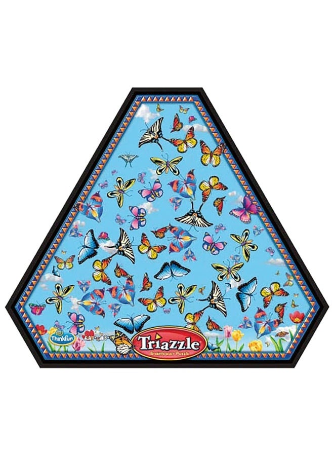 thinkfun Think Fun Triazzle Picture-Matching Brainteaser (Butterflies) Puzzle for Ages 8 and Up (76492) - Image 1