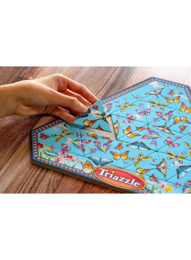 thinkfun Think Fun Triazzle Picture-Matching Brainteaser (Butterflies) Puzzle for Ages 8 and Up (76492) - Image 5