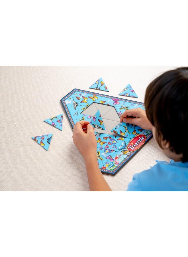 thinkfun Think Fun Triazzle Picture-Matching Brainteaser (Butterflies) Puzzle for Ages 8 and Up (76492) - Image 4