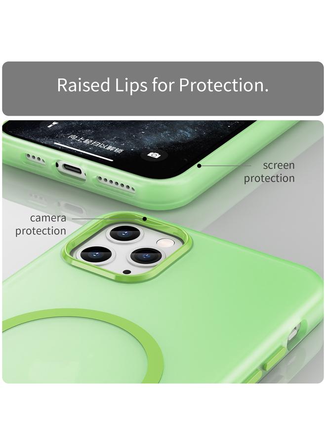 Zaboon Case For iPhone 11 Pro Max MagSafe Frosted Translucent TPU + PC Full Coverage Phone Case - Image 5