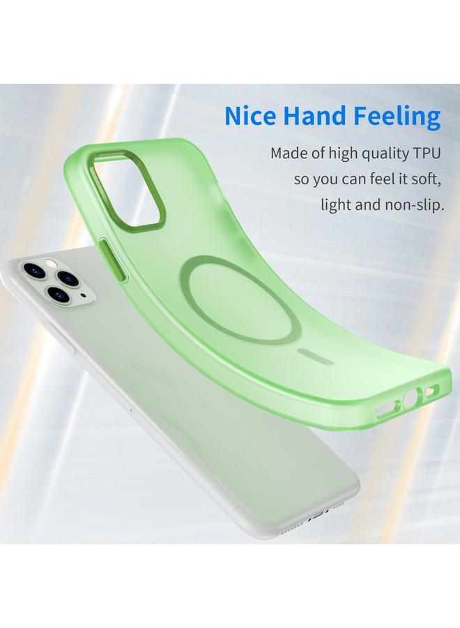 Zaboon Case For iPhone 11 Pro Max MagSafe Frosted Translucent TPU + PC Full Coverage Phone Case - Image 3