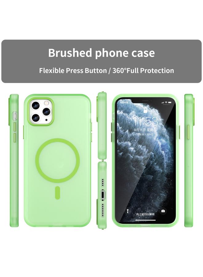 Zaboon Case For iPhone 11 Pro Max MagSafe Frosted Translucent TPU + PC Full Coverage Phone Case - Image 2