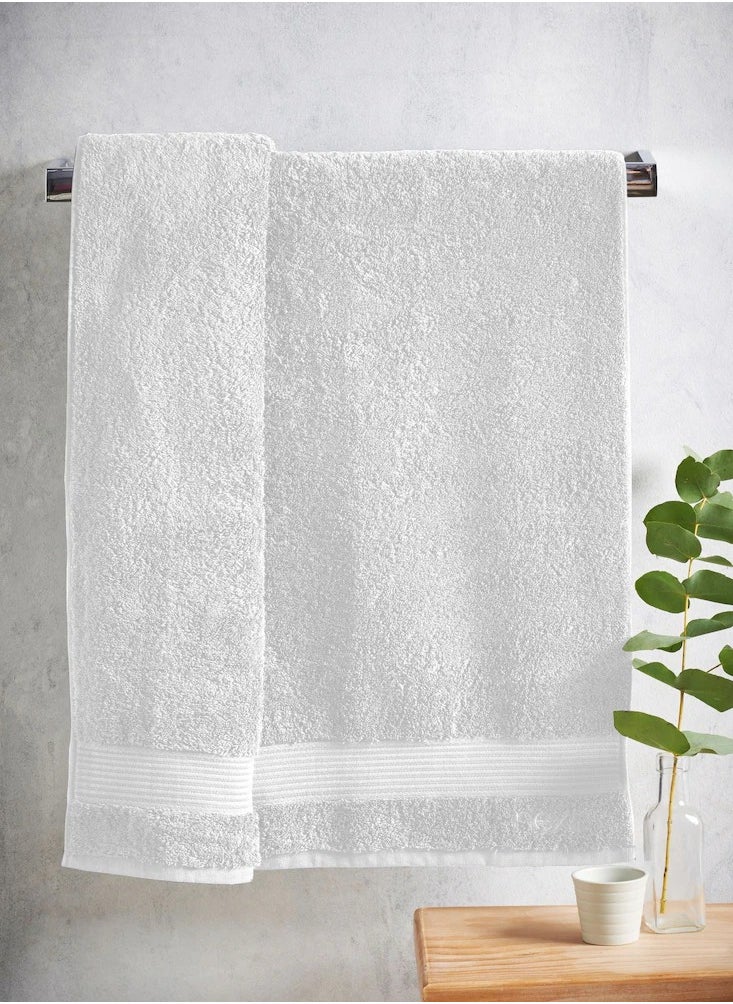 Jacquar Dina 100% Egyptian Cotton Bath Towel, Super Soft and Highly Absorbent Basic Solid Premium Bath Towel for Bathroom Size 140cm x 70cm  - Image 1