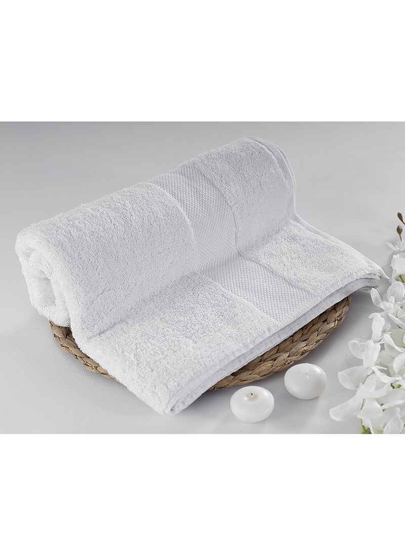 Jacquar Dina 100% Egyptian Cotton Bath Towel, Super Soft and Highly Absorbent Basic Solid Premium Bath Towel for Bathroom Size 140cm x 70cm  - Image 3