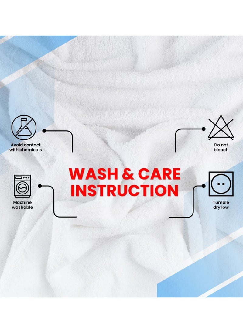 Jacquar Dina 100% Egyptian Cotton Bath Towel, Super Soft and Highly Absorbent Basic Solid Premium Bath Towel for Bathroom Size 140cm x 70cm  - Image 4