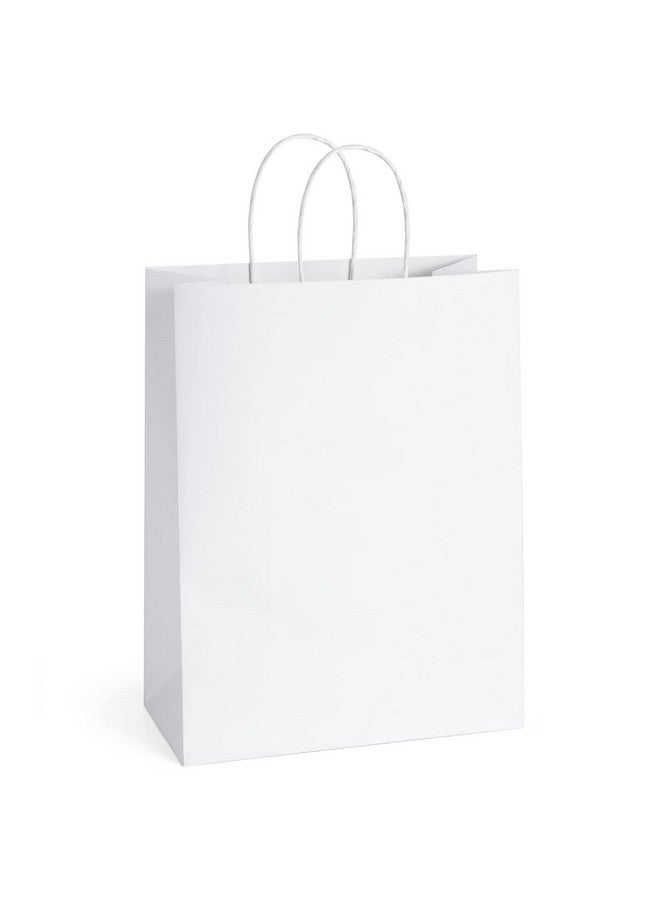BagDream Gift Bags 10x5x13 25Pcs White Paper Bags Gift Bags with Handles Bulk Shopping Bags, Merchandise Bags, Retail Bags, Party Favor Bags, 100% Recyclable Paper Bags Sacks - Image 1