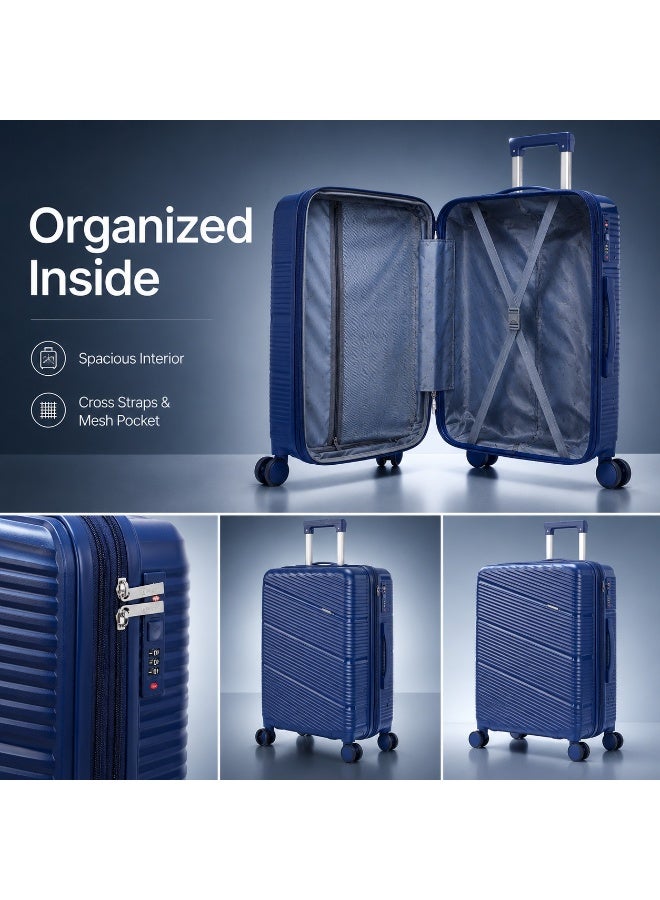 Hard Shell Travel Suitcase 25 Inch Trolley Luggage with Smooth Rolling Wheels, Spacious Packing Space, Comfortable Carry Handle for Travel and Vacations - Image 5
