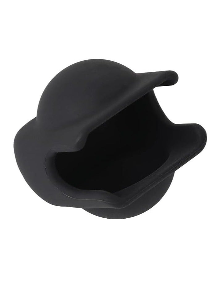 امبر جیک واقي عدسة السيليكون Insta360 X4، غطاء حماية مرن، مقاوم للغبار والخدش. غطاء حماية من السيليكون لحماية العدسات X4 (أسود) - Image 3