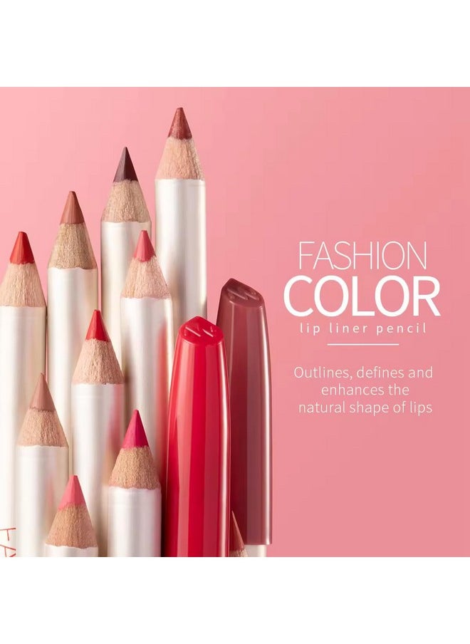 Me Now Hd Bold Fashion Lipliner,Waterproof,Smudgeproof, Pack Of 12, Lip Outliners  - Image 2
