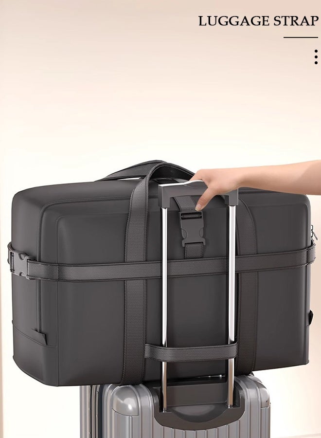 DUNISO Heavy-Duty Storage Bags With Zippers, Extra Large Durable Clothes Blanket Organizer Totes For Moving, Waterproof Laundry Bags With Reinforced Handles, Space-Saving Foldable Storage Pouch For Home, Travel, Dorm - Image 3