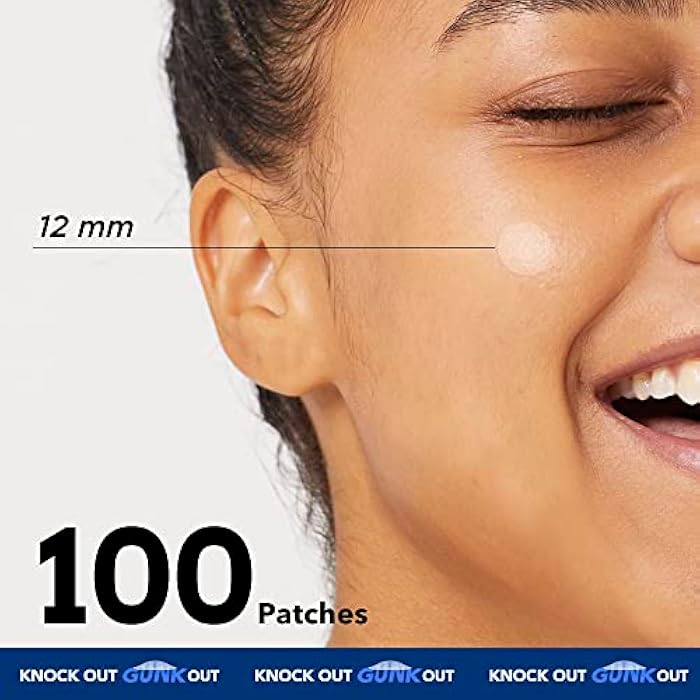 AVARELLE Gunk Out Pimple Patches for Face (100 COUNT), Blackhead & Pore Extractor Pimple Patches | FSA HSA Acne Treatment Zit Patches For Face & Hydrocolloid Cystic Acne Treatment - Image 4