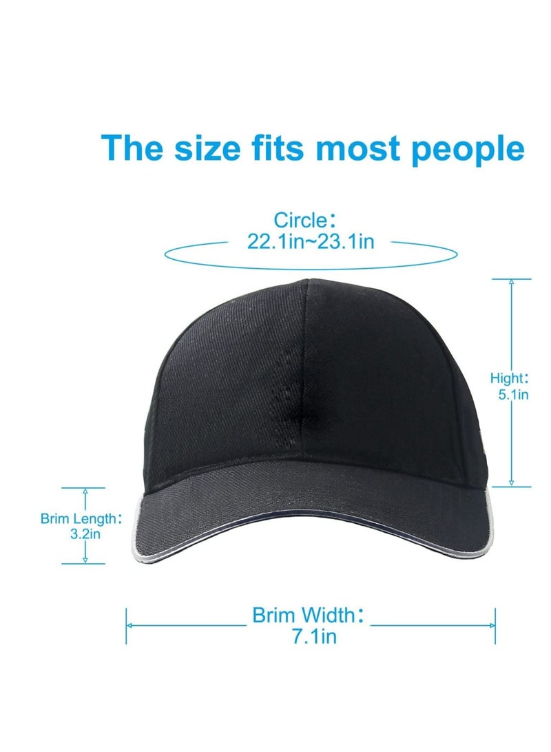 LED hat luminous baseball cap flashing party hat festival club stage hip hop performance accessories - Image 4