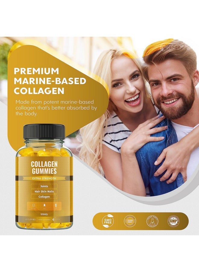 DR. EMY'S - Collagen Gummies Gummy Vitamin For Women & Men Hair Skin Nails Joint Supplement. Anti Aging Collagen Gummy Supplements. Strengthen Hair Skin And Nails. Gelatin Free. 120 Ct Each. (2) - Image 1