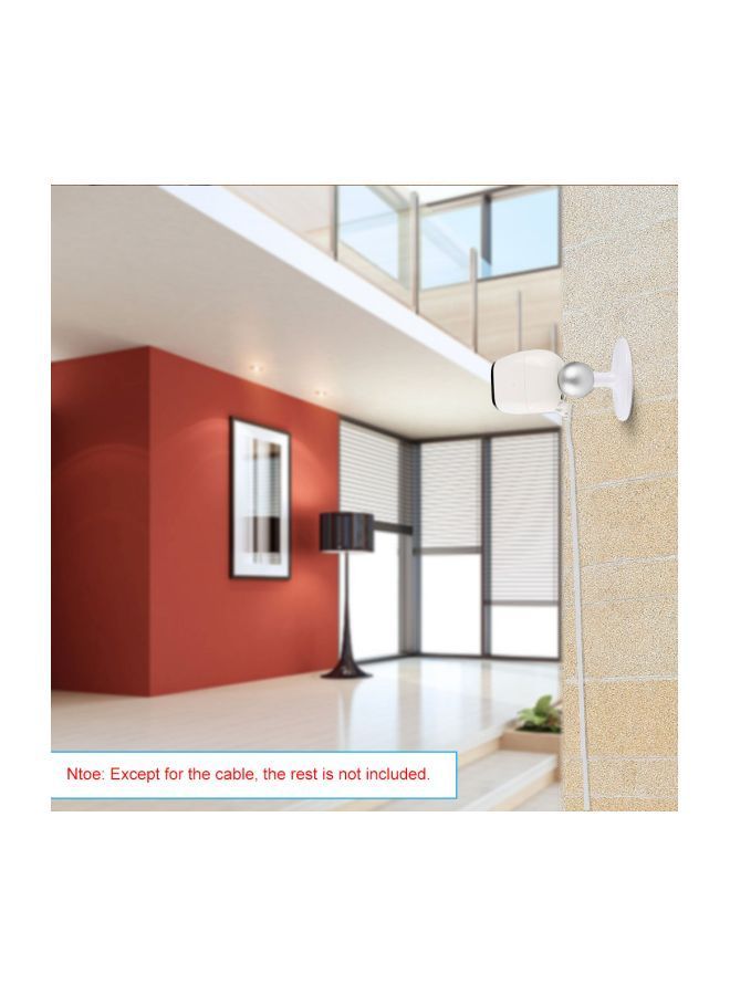 NIBEMINENT Charging Power Cable For Arlo Surveillance Camera Series White  - Image 5