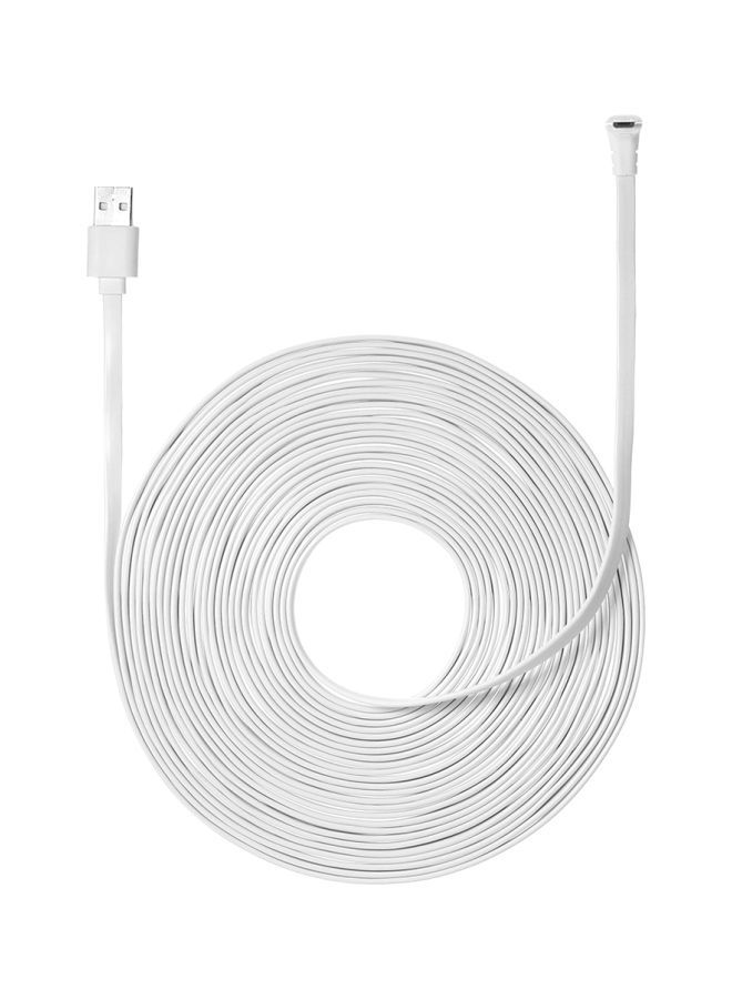NIBEMINENT Charging Power Cable For Arlo Surveillance Camera Series White  - Image 1