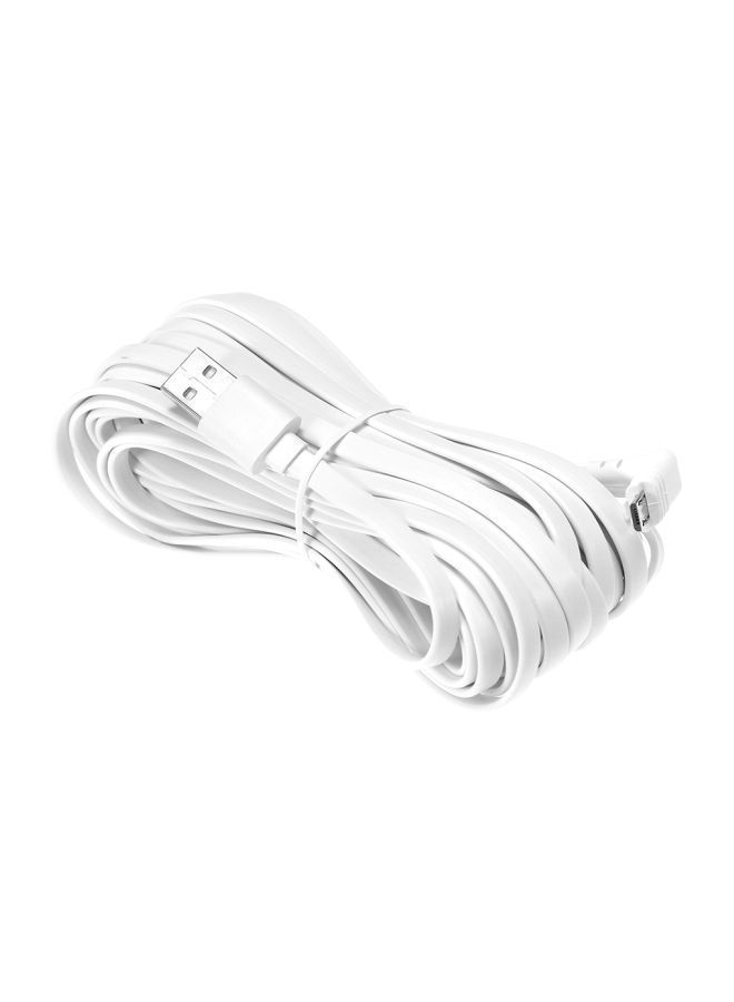 NIBEMINENT Charging Power Cable For Arlo Surveillance Camera Series White  - Image 3