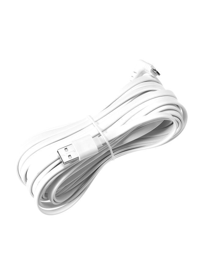 NIBEMINENT Charging Power Cable For Arlo Surveillance Camera Series White  - Image 2