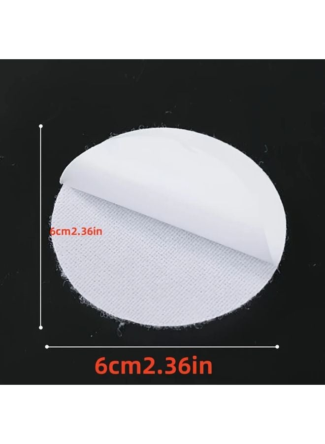 Black Self Adhesive Fastener Dot Stickers 20pcs for Bed Sheets Sofa Cushions Carpets - Image 3