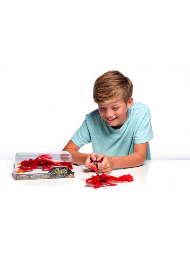 Hex Bug HEXBUG Remote Control Dragon, Rechargeable Toy for Kids, Adjustable Robotic Dinosaur Figure, Red - Image 2