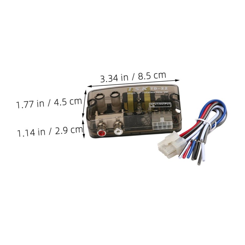 Homoyoyo Car Audio Line Output Converter with High to Low Frequency Delay for Enhanced Sound Quality - Image 3
