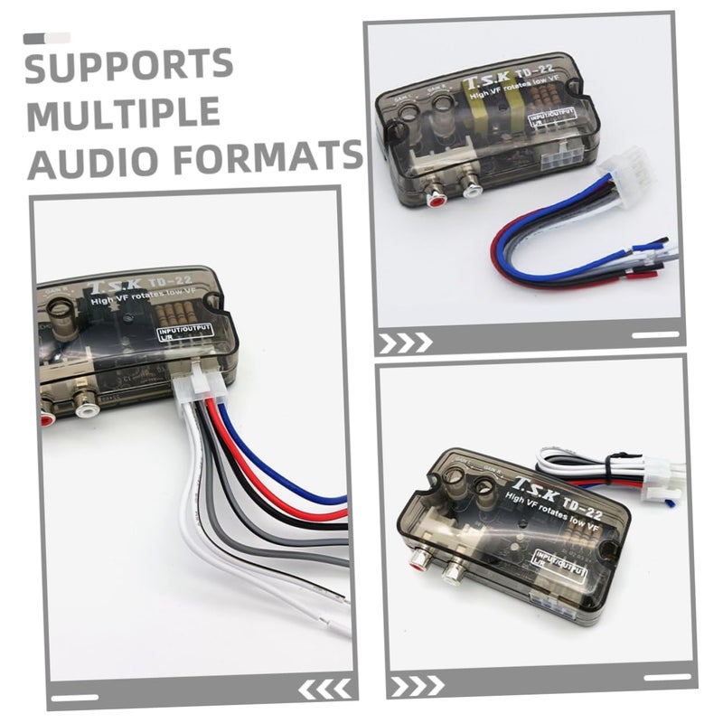 Homoyoyo Car Audio Line Output Converter with High to Low Frequency Delay for Enhanced Sound Quality - Image 4
