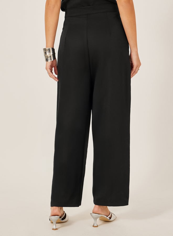 Styli Styli Embroidered Mid Rise Tapered Trouser  - Image 4