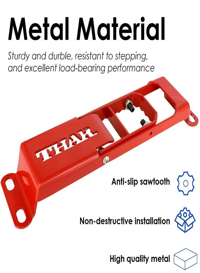 SGTB Door Hinge Step Compatible for Thar Set of 2 Red Car Accessories Thar - Image 5