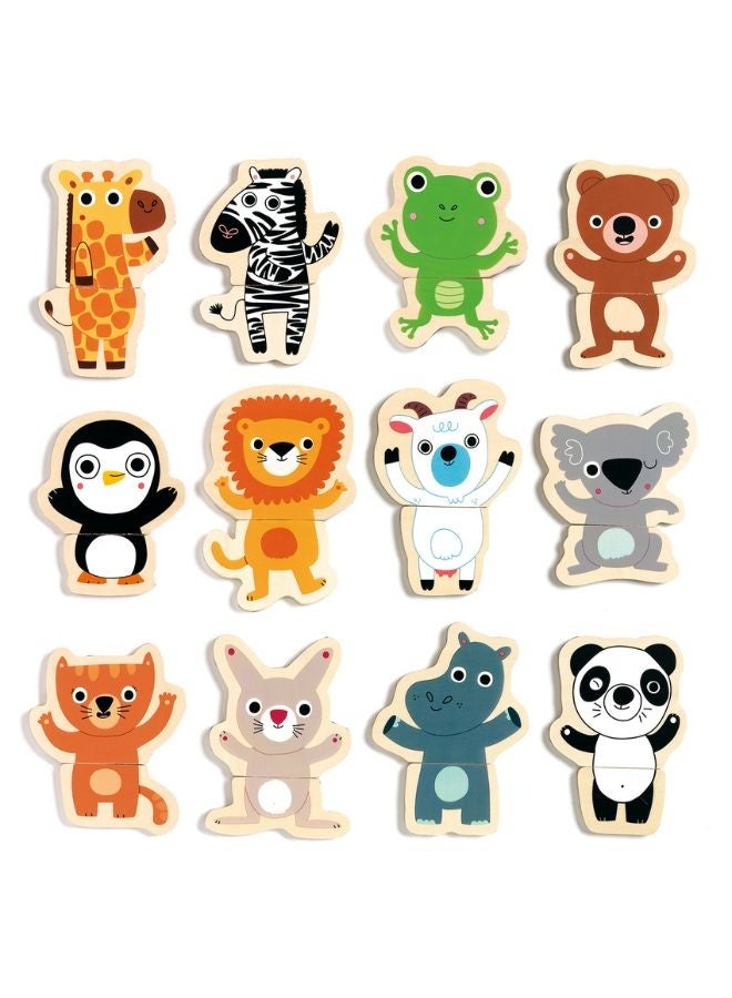 DJECO Wooden Magnet Jungle - Image 5