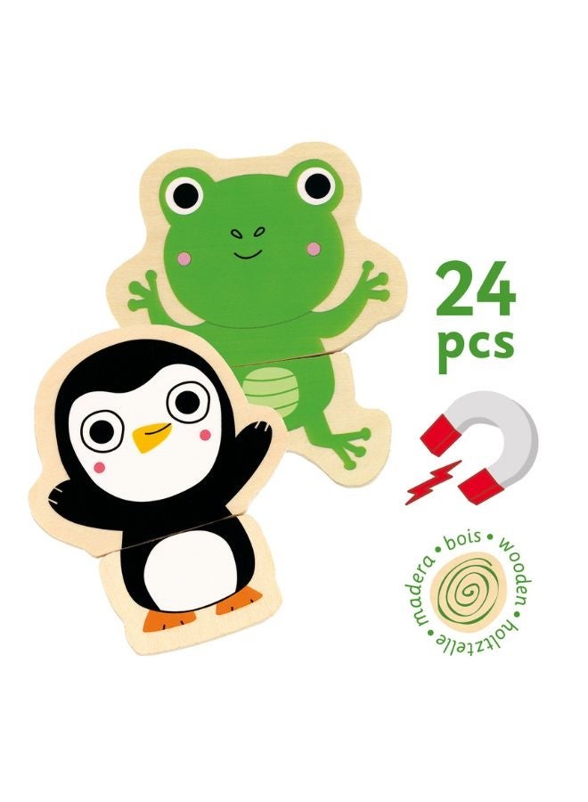 DJECO Wooden Magnet Jungle - Image 3