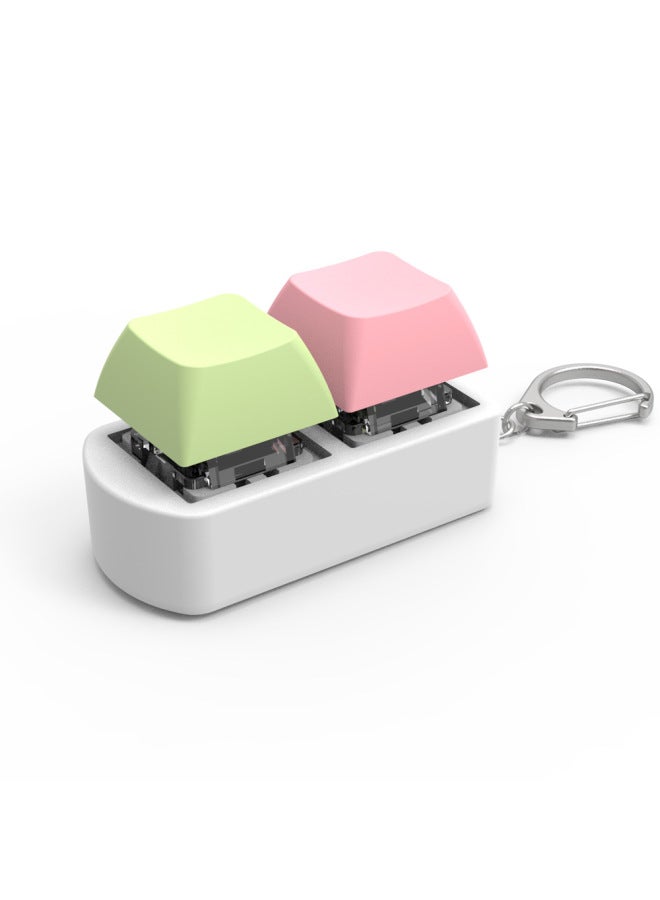 Loquat 2-key Axle Tester CHERRY Cherry Axle Tester Kaihua Gaotejiadalon Axle Body Experiencer Decompression Toy-color:Yellow + White Bottom Case - Image 2