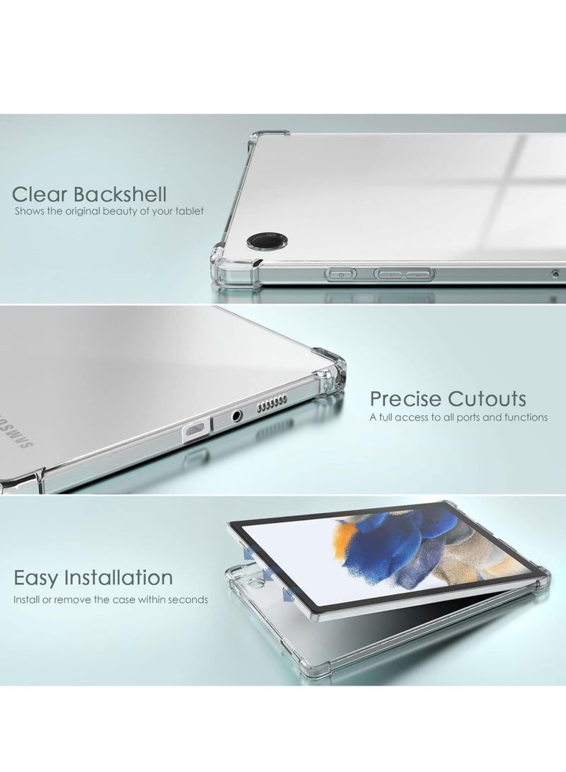 غطاء واقي مضاد للصدمات لجهاز سامسونج جالكسي تاب A9 8.7 مع سيليكون سائل شفاف - Image 4