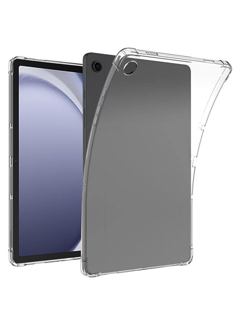 غطاء واقي مضاد للصدمات لجهاز سامسونج جالكسي تاب A9 8.7 مع سيليكون سائل شفاف - Image 1