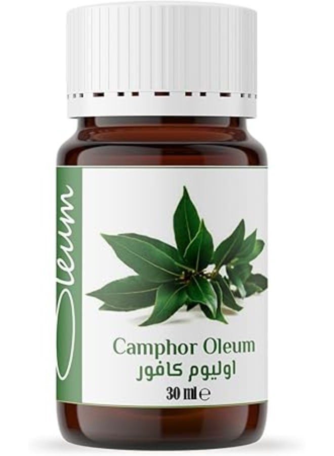 أوليوم زيت أوليوم كافور نقي - 30 مل - طبيعي 100% وغير مكرر - زيت مبرد للاسترخاء وتخفيف الآلام والالتهابات. - Image 1
