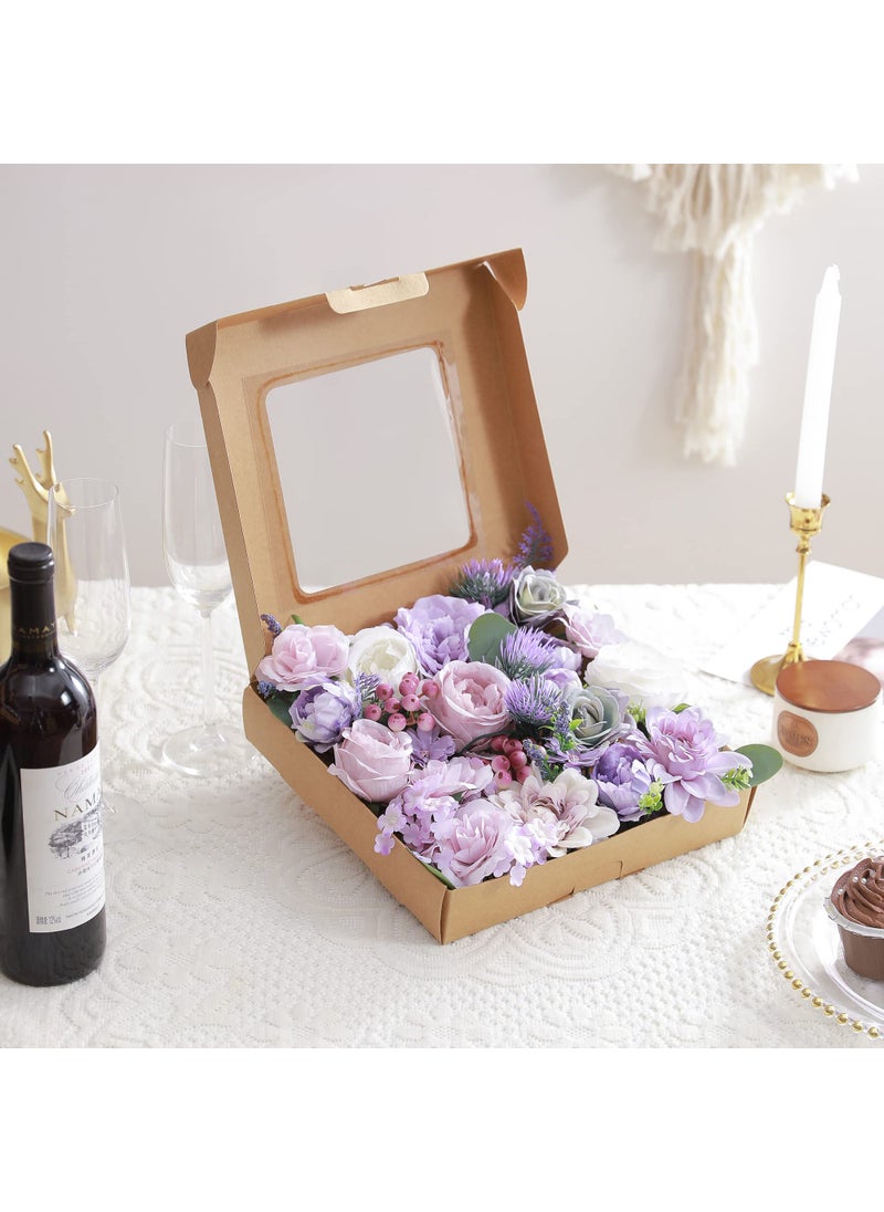 kuujojo kuujojo Artificial Flowers Combo  Fake Flowers for DIY Tables Centerpieces Baby Shower Bridal Shower Wedding Bouquet Arrangements Party Candle Holder Cake Decor Flower Home Decorations  - Image 5