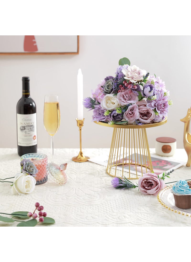 kuujojo kuujojo Artificial Flowers Combo  Fake Flowers for DIY Tables Centerpieces Baby Shower Bridal Shower Wedding Bouquet Arrangements Party Candle Holder Cake Decor Flower Home Decorations  - Image 3
