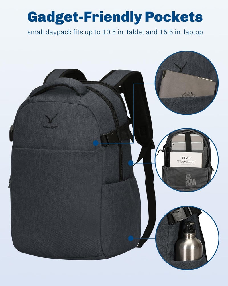 Hynes Eagle 2 in 1 Travel Backpack 22 inches Carry on Luggage 63L Rolling Backpack for Men Women with Packing Cubes 3PCS Set Gray Blue - Image 4