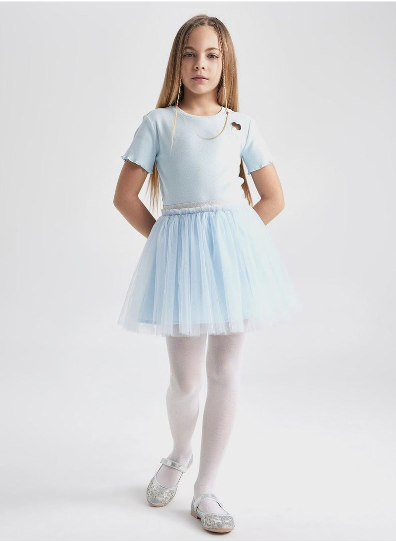 DeFacto - Girl Elastic Waisted Tulle Skirt - Image 1