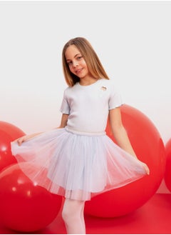 DeFacto Girl Elastic Waisted Tulle Skirt  - Image 4