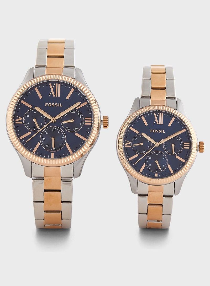 فوسيل مجموعة ساعات ( عدد 2) - Image 1