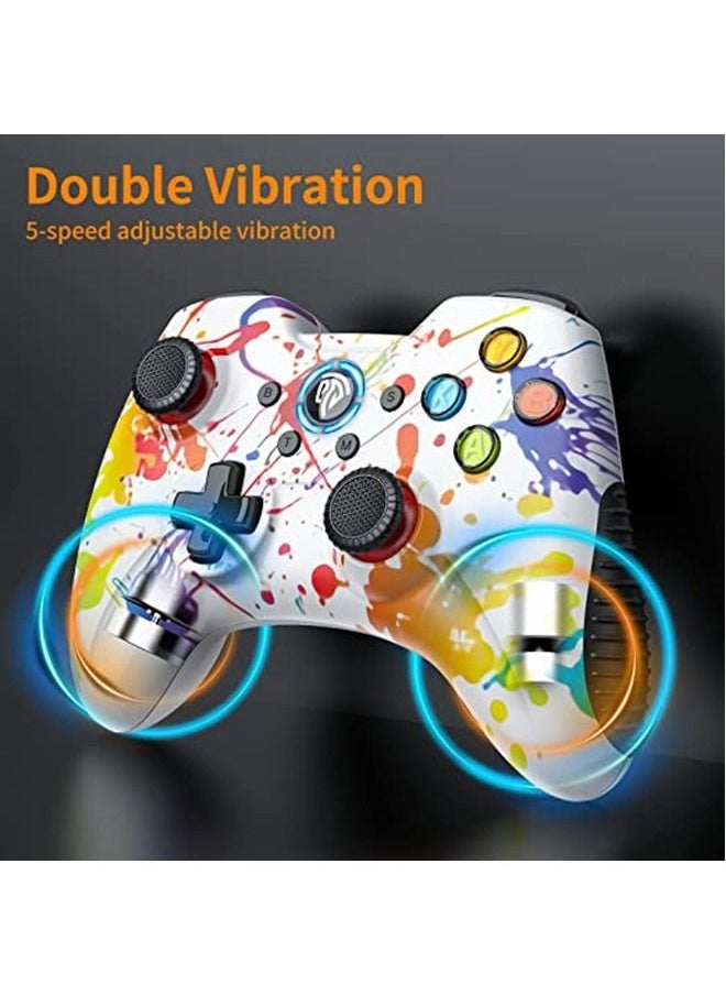Generic - Wireless PC Controller,  Gaming Controller for Windows 7 8 10 11 PC/PS3/Android/Nintendo Switch/Steam/Steam Deck, Dual-Vibration Gamepad Joystick Computer Game Controller With Turbo - Image 1