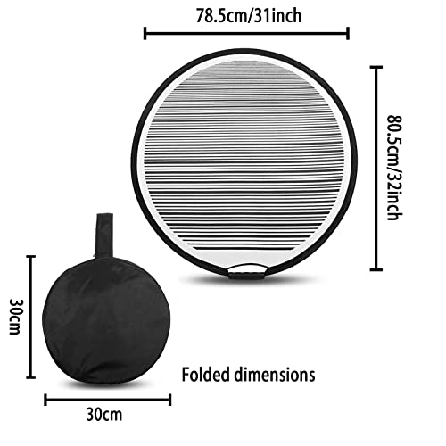 HiYi Dent Reflector Board 80cm Light Board Foldable Striped Reflector Car Line Board Flexible Reflector Led Line Dent Panel Dent Remover Tool for Dent Fix Car Body Door Scratch Tool Car Dent Fix Tools - Image 3